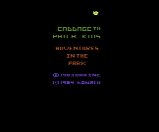 Cabbage Patch Kids - Adventures in the Park (PAL)